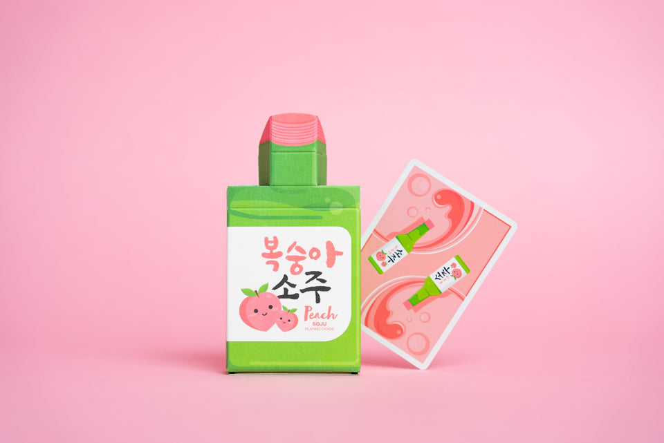 Peach Soju Playing Cards