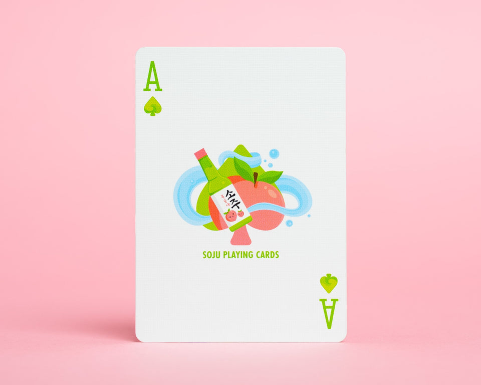 Peach Soju Playing Cards