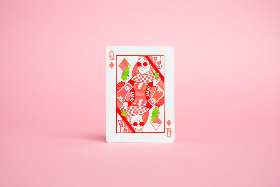 Peach Soju Playing Cards