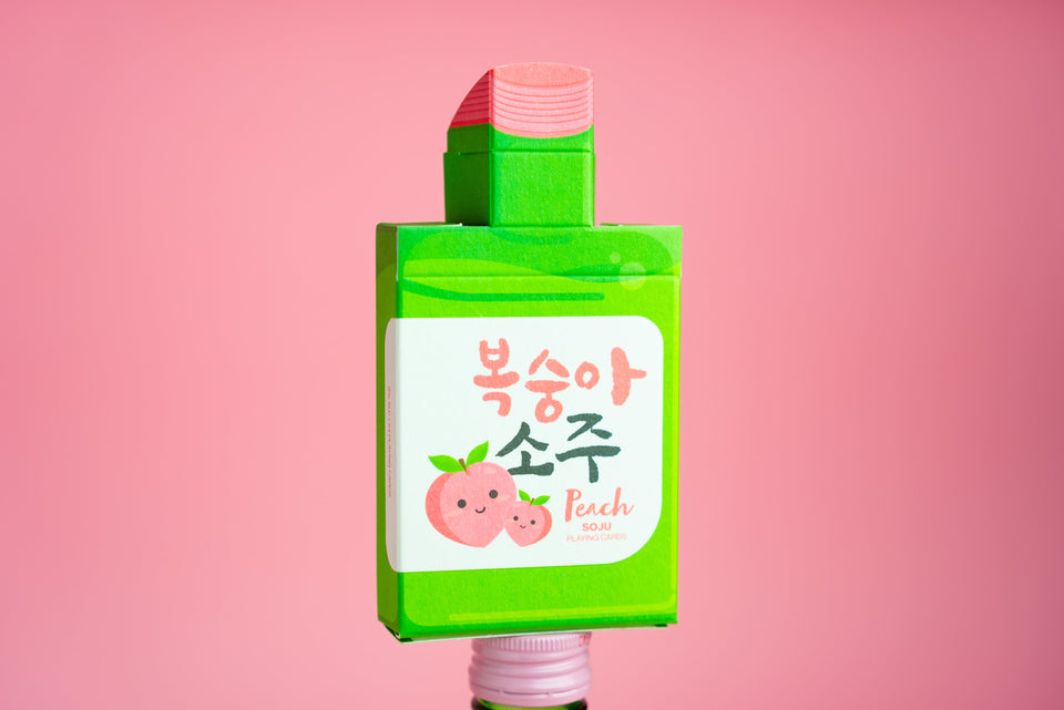 Peach Soju Playing Cards