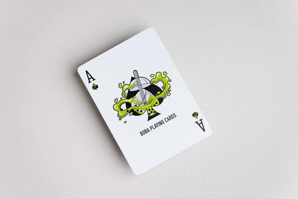 Matcha Boba Playing Cards
