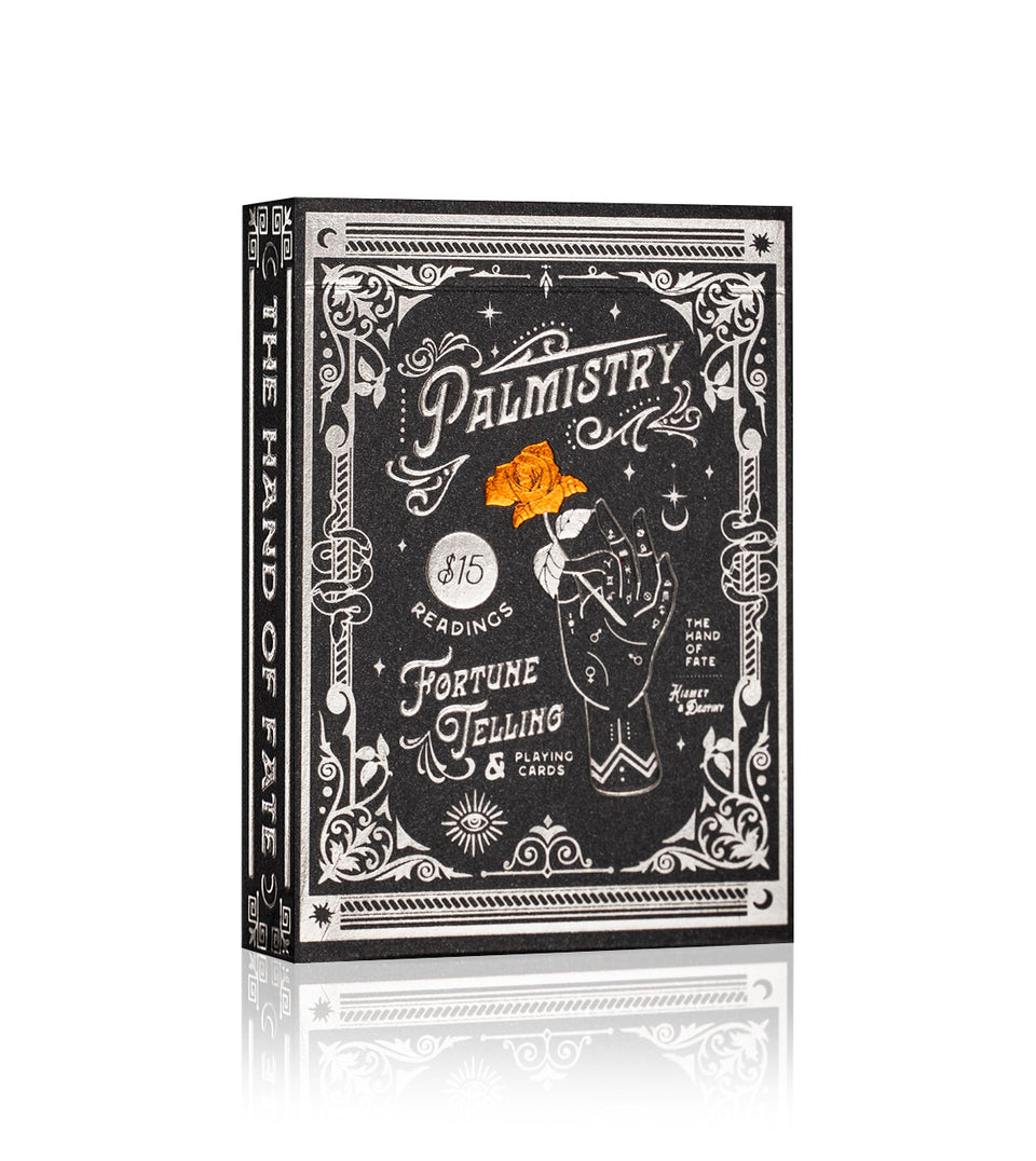 Palmistry Playing Cards - Silver Sable Edition