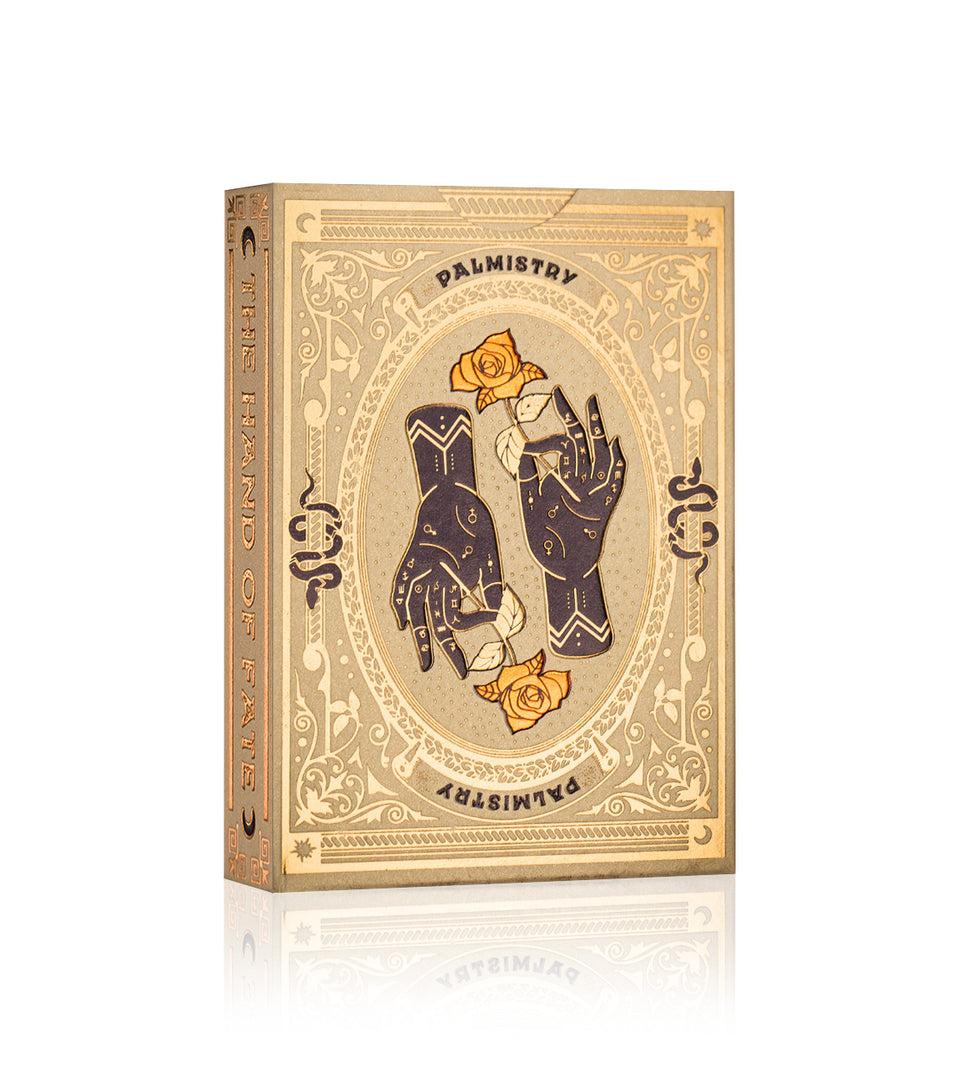 Palmistry Playing Cards - Golden Ivory Edition