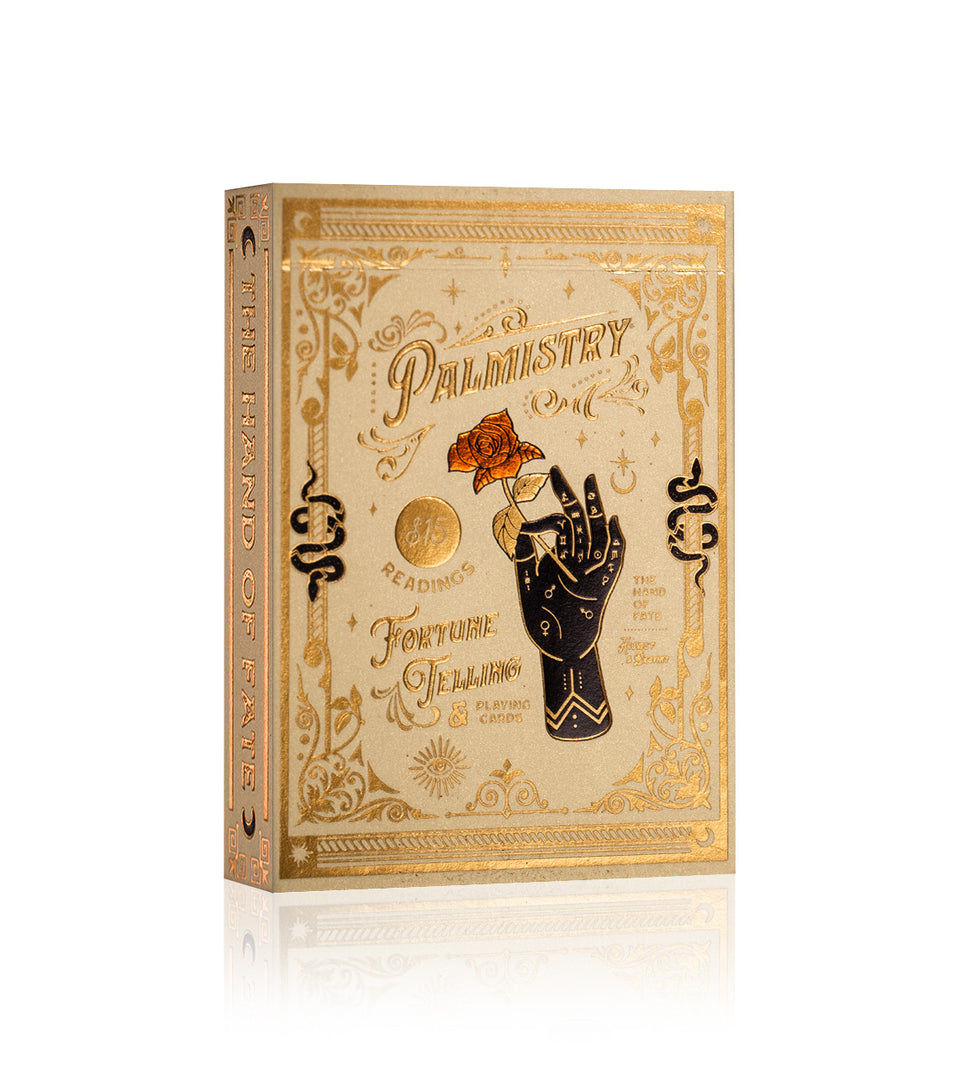 Palmistry Playing Cards - Golden Ivory Edition