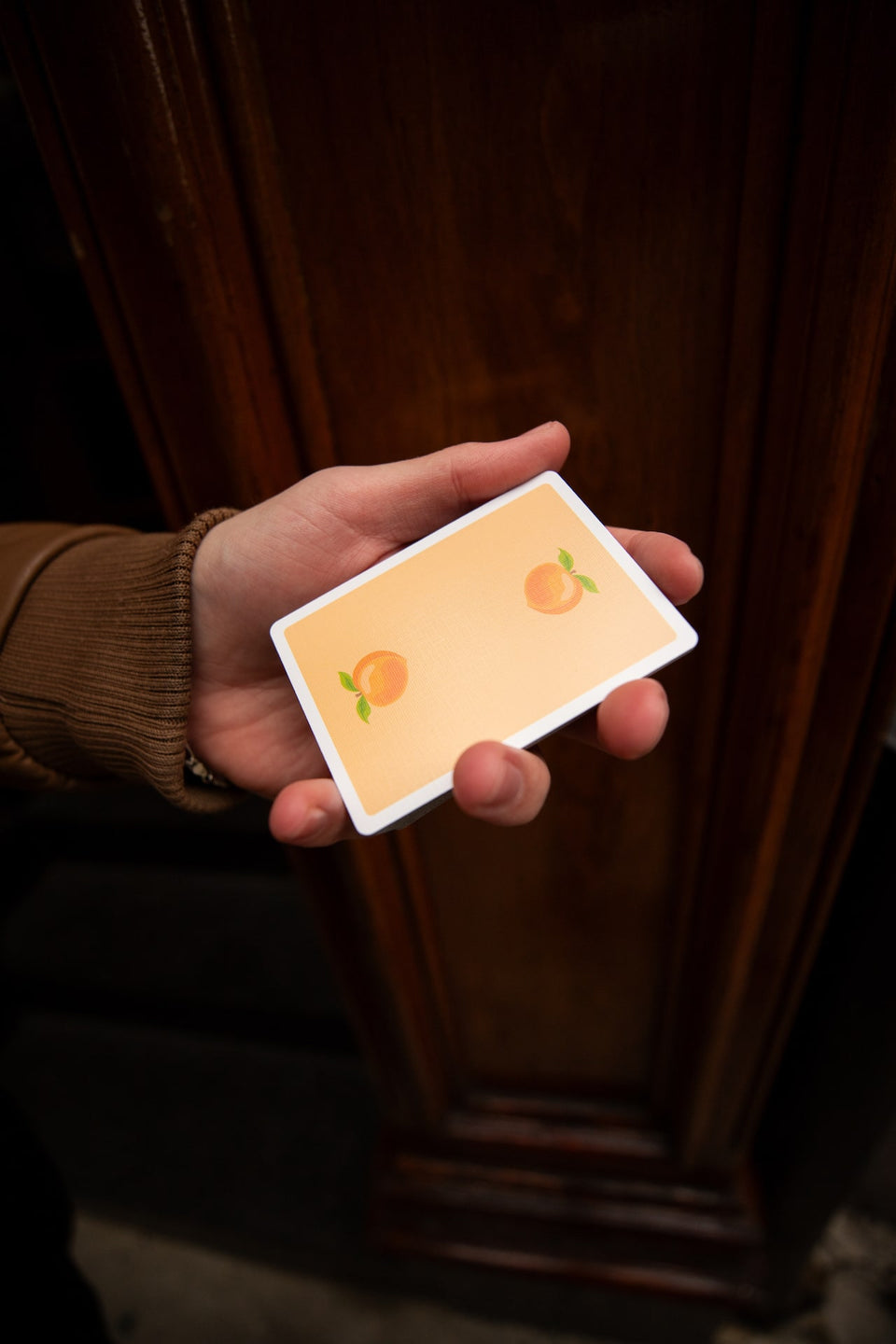 Peach Playing Cards