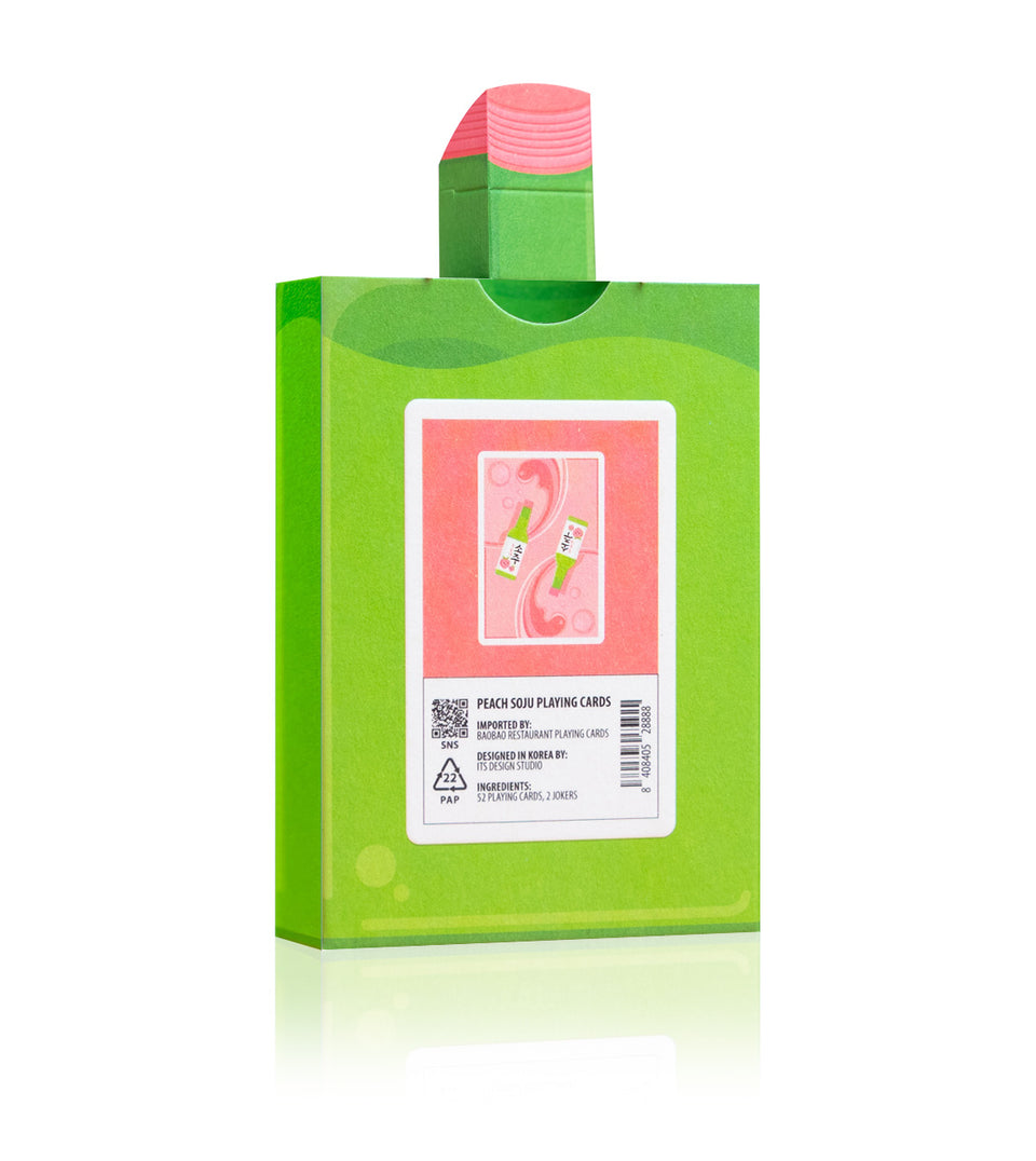 Peach Soju Playing Cards