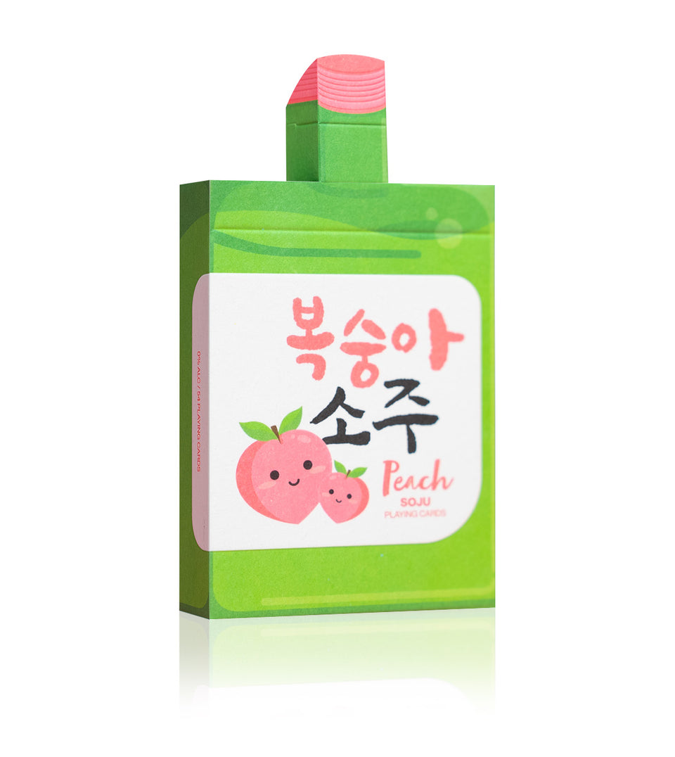 Peach Soju Playing Cards