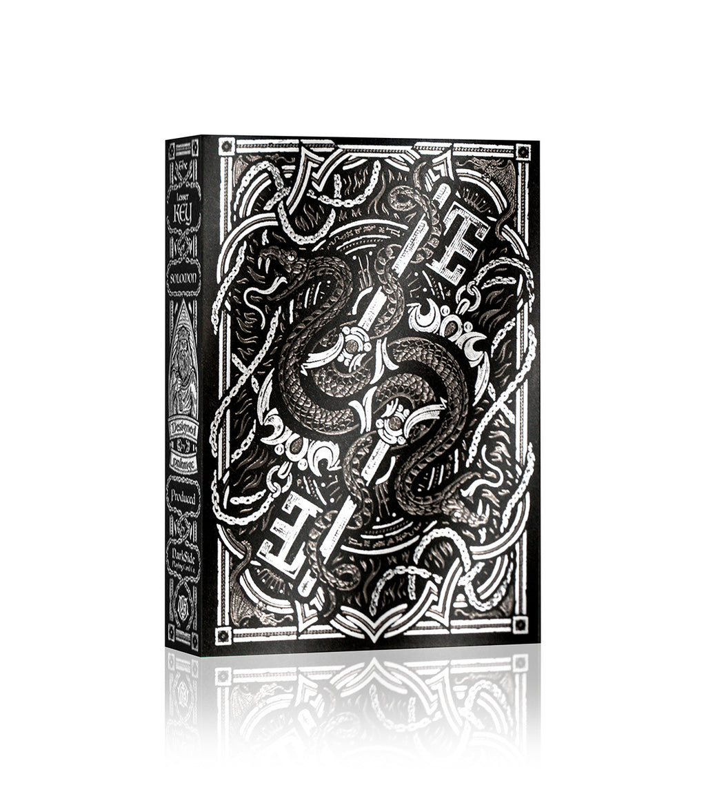 Keys of Solomon Playing Cards - Silver Spirituum Edition By Riffle