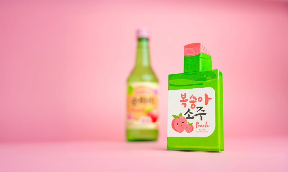Peach Soju Playing Cards