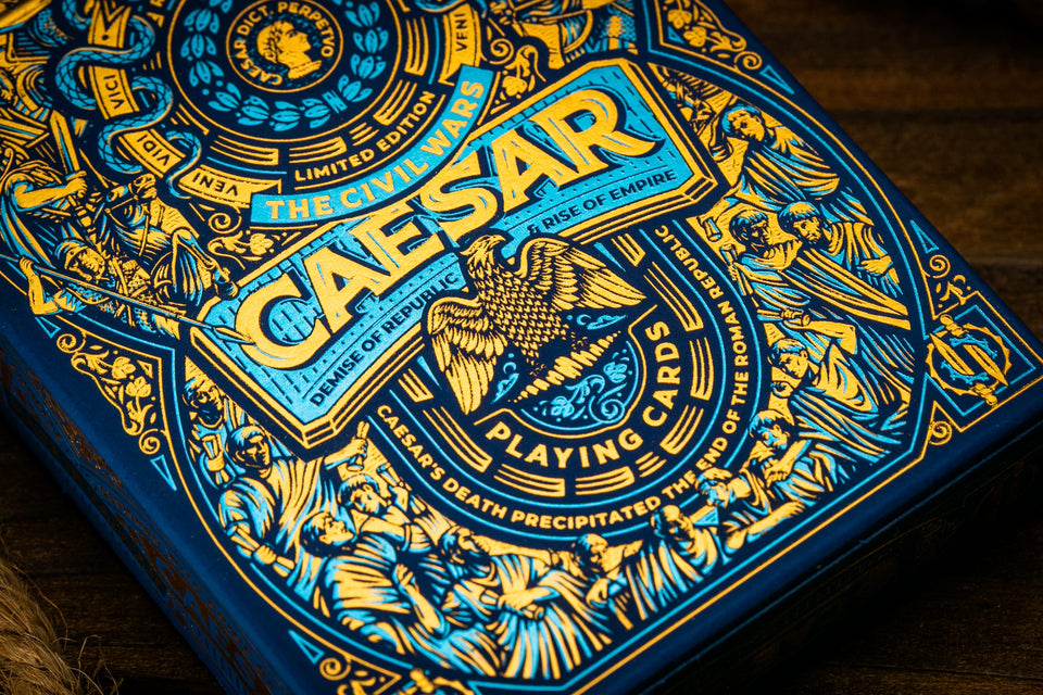 Caesar Playing Cards - Blue Edition