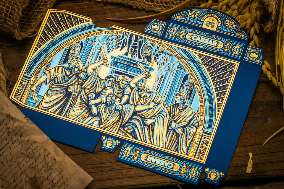 Caesar Playing Cards - Blue Edition