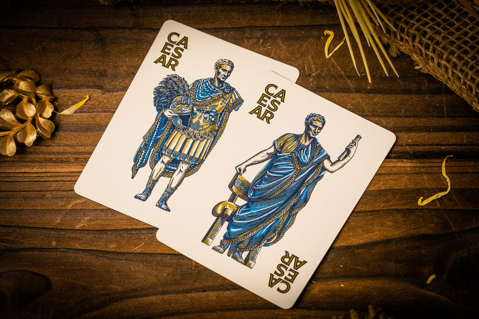 Caesar Playing Cards - Blue Edition