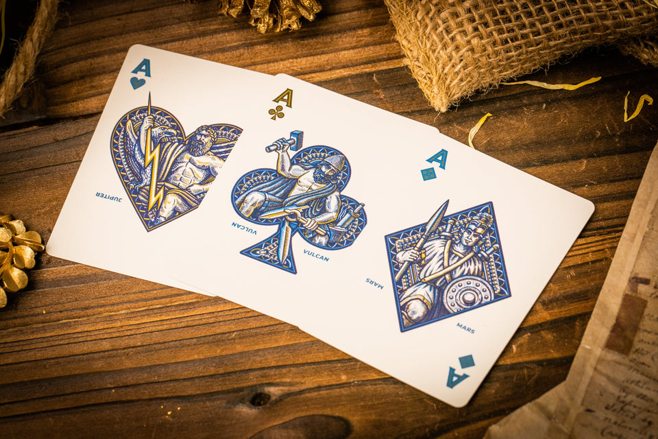Caesar Playing Cards - Blue Edition