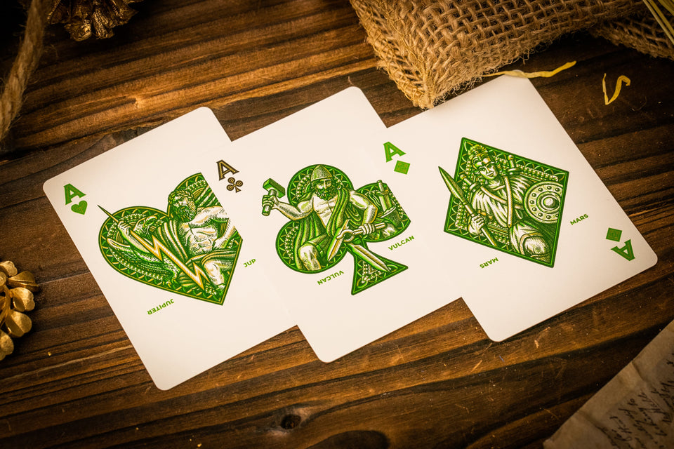 Caesar Playing Cards - Green Edition