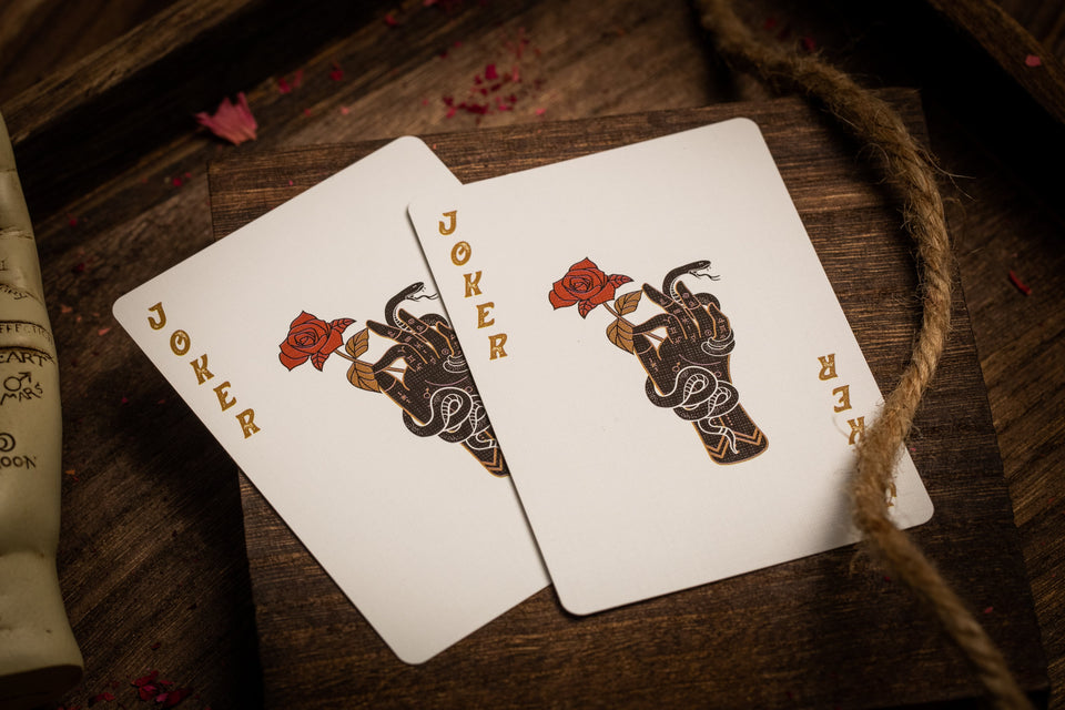 Palmistry Playing Cards - Golden Ivory Edition