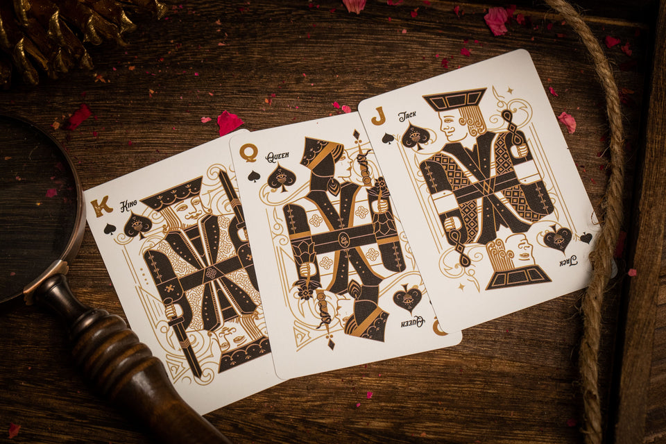 Palmistry Playing Cards - Golden Ivory Edition