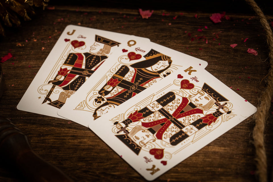 Palmistry Playing Cards - Golden Ivory Edition