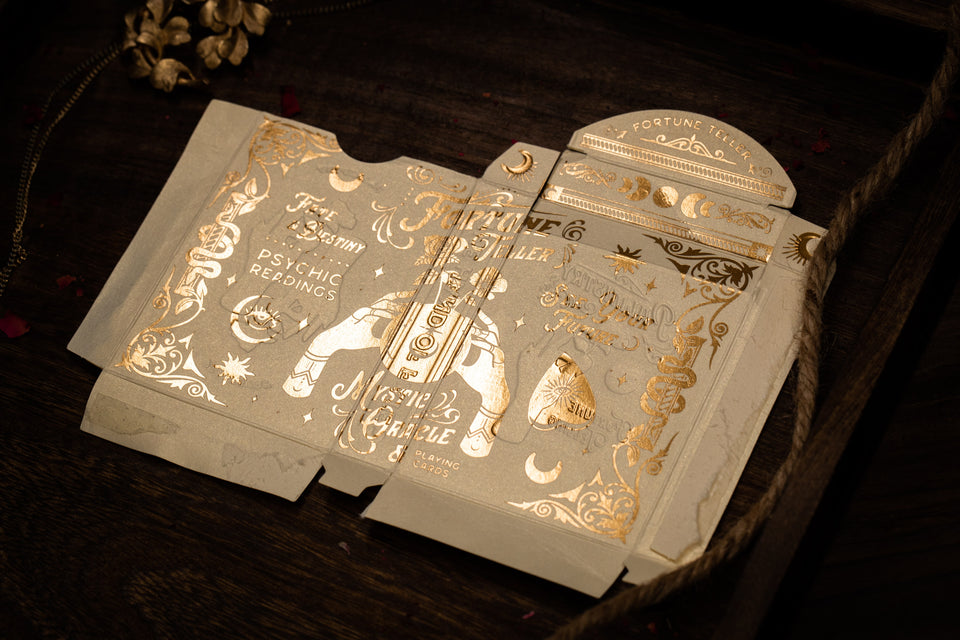 Palmistry Playing Cards - Golden Ivory Edition