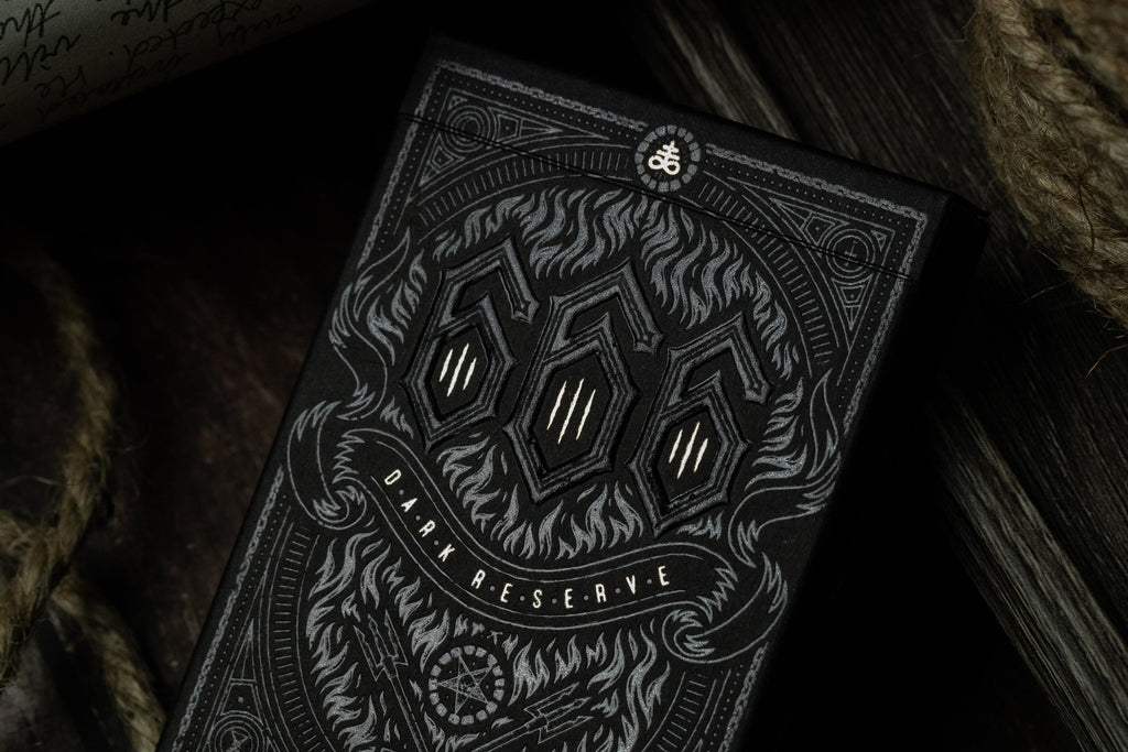 666 Playing Cards - Dark Reserve – Riffle Shuffle Playing Card Co