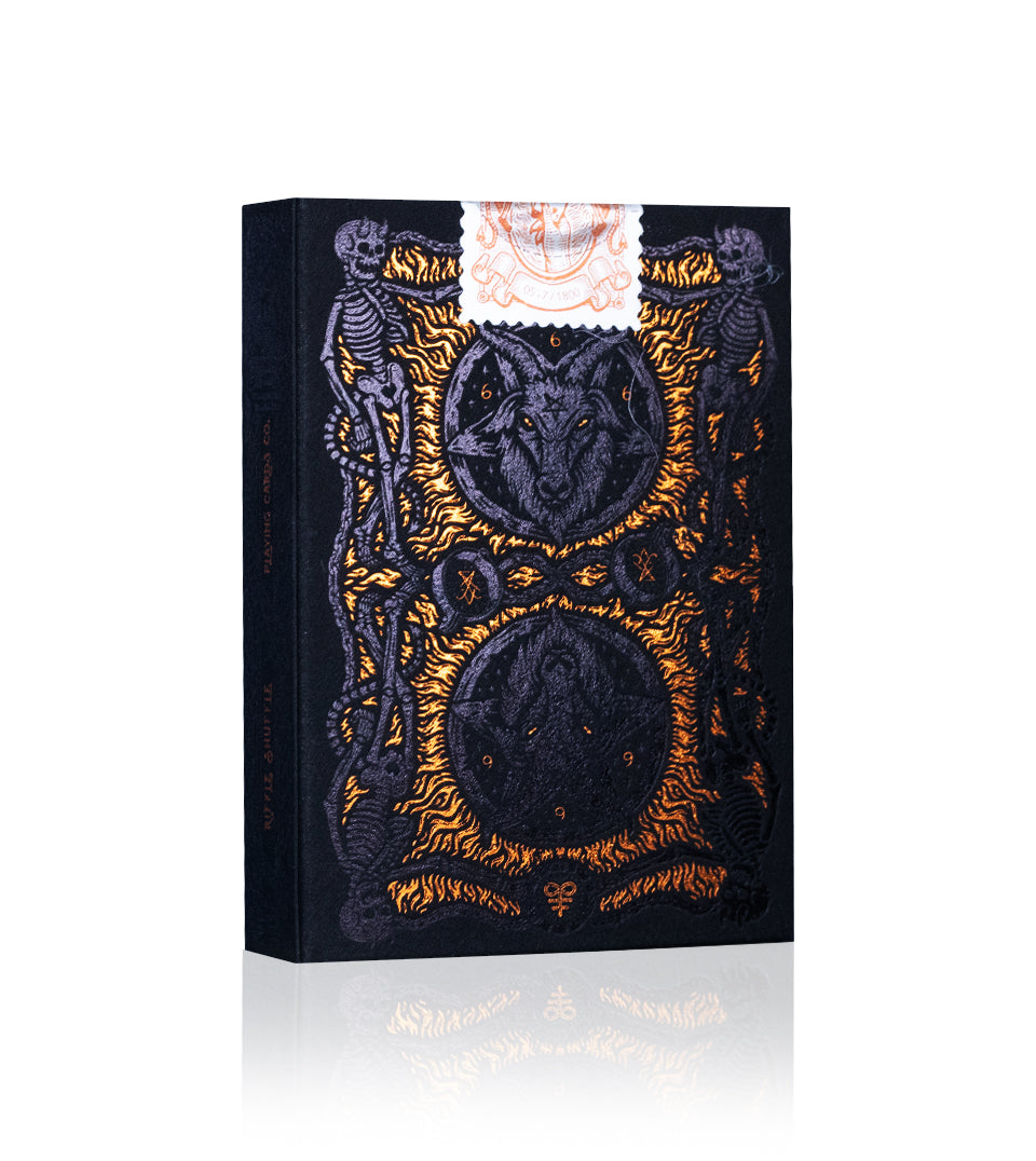666 Playing Cards Bronze Dark Reserve - Riffle Shuffle Playing Card Co