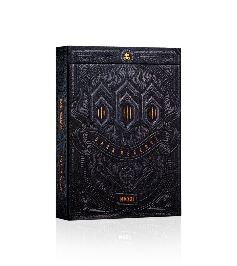 666 Playing Cards Bronze Dark Reserve - Riffle Shuffle Playing Card Co