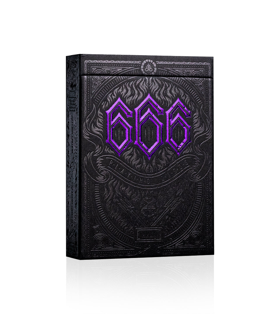 666 Playing Cards - Purple Inferno – Riffle Shuffle Playing