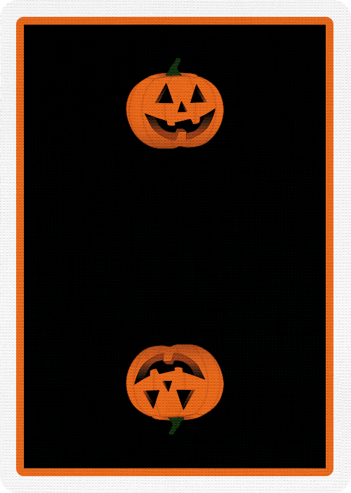 KAYING RISING カーインライジング　カード　オレンジ　100枚限定 Carvers v2 Pumpkin- Organic Playing Cards – Riffle Shuffle Playing