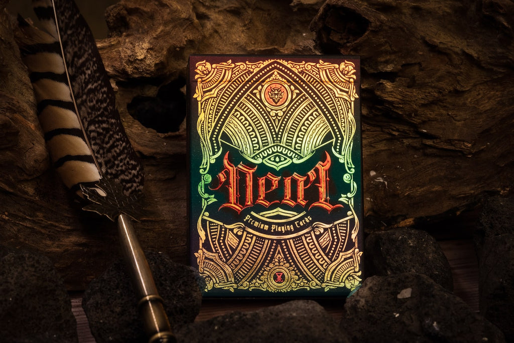 DEAL with the Devil - Golden Contract Playing Cards – Riffle