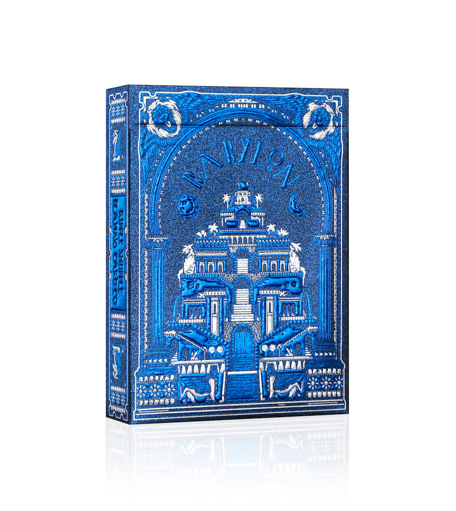 Babylon Playing Cards Cerulean Blue Edition - Riffle Shuffle