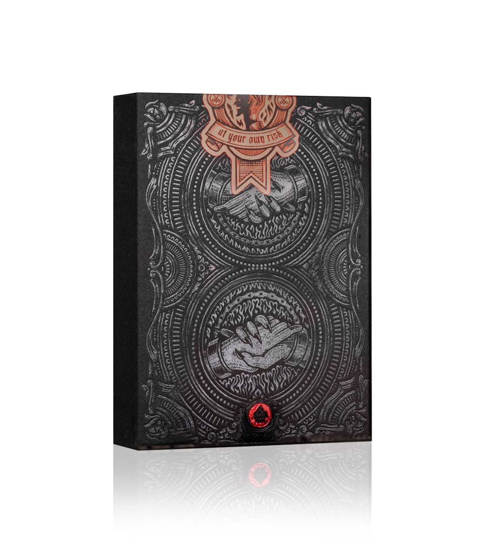DEAL with the Devil - Scarlet Red Playing Cards – Riffle Shuffle