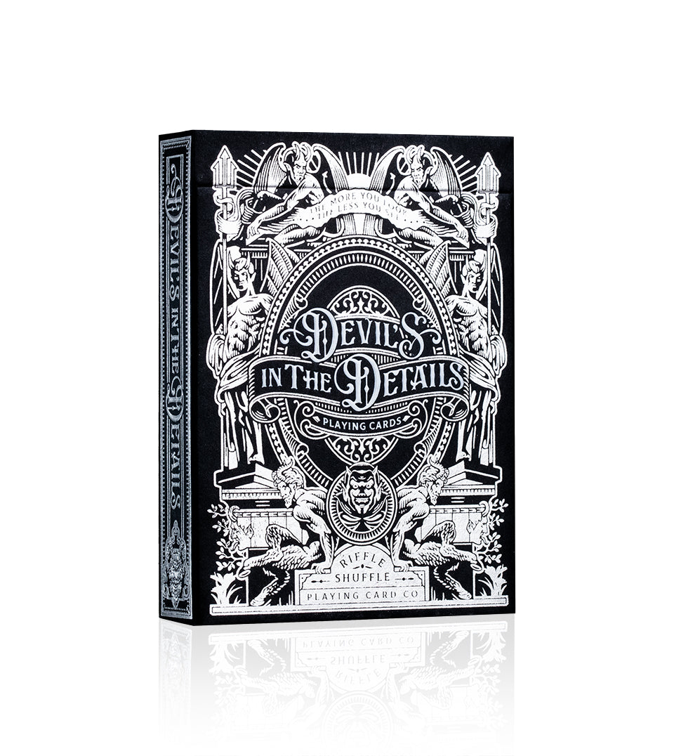 Devil's in the Details Sinful Silver – Riffle Shuffle Playing Card Co