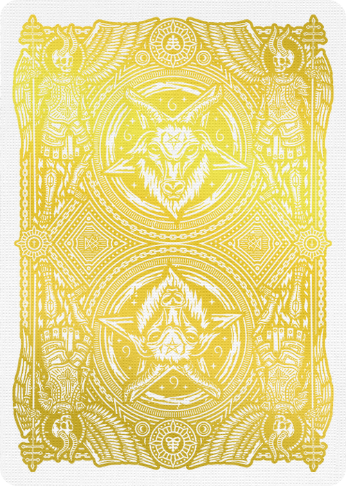 666 Playing Cards Greedy Gold Edition - Riffle Shuffle Playing Card Co 666 Playing Cards Greedy Gold Edition - Riffle Shuffle Playing Card Co