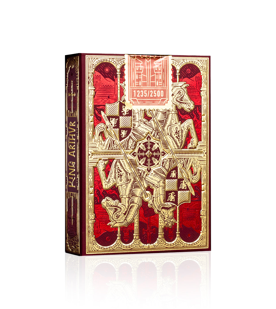 King Arthur Playing Cards - Carmine Cavalier – Riffle Shuffle