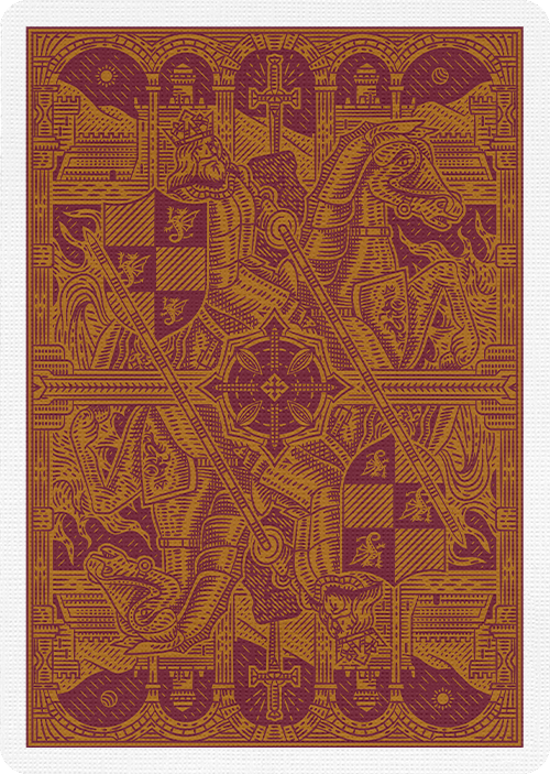 King Arthur Playing Cards - Carmine Cavalier – Riffle Shuffle