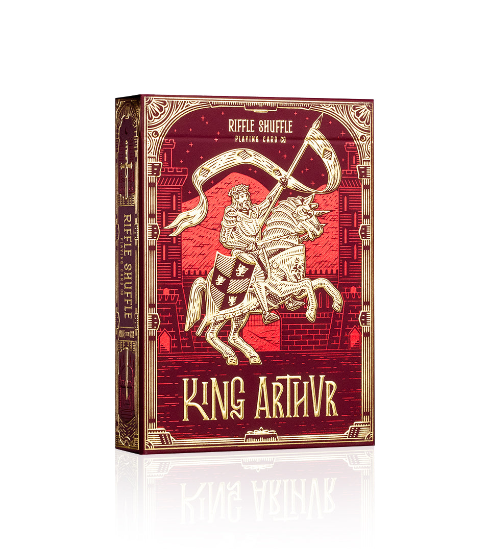 King Arthur Playing Cards - Carmine Cavalier – Riffle Shuffle