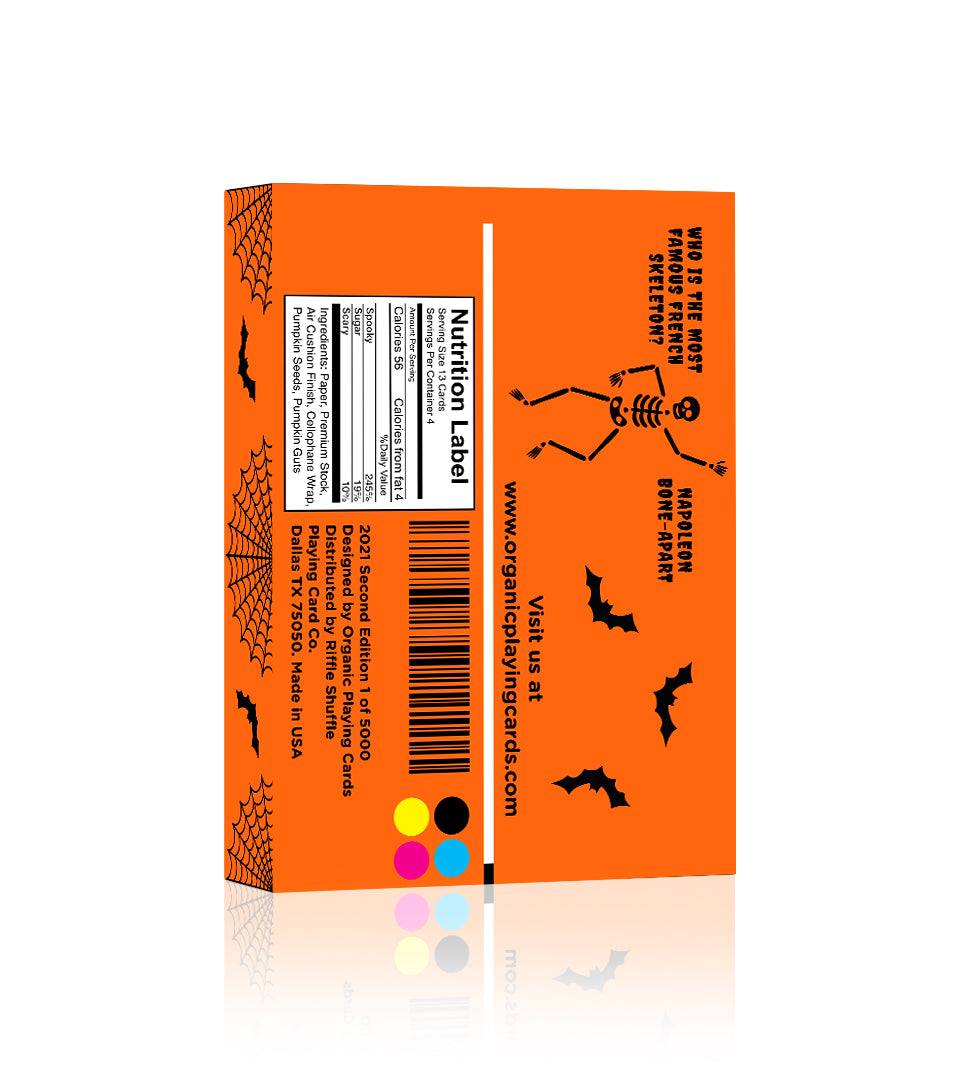 Carvers v2 Pumpkin- Organic Playing Cards – Riffle Shuffle Playing
