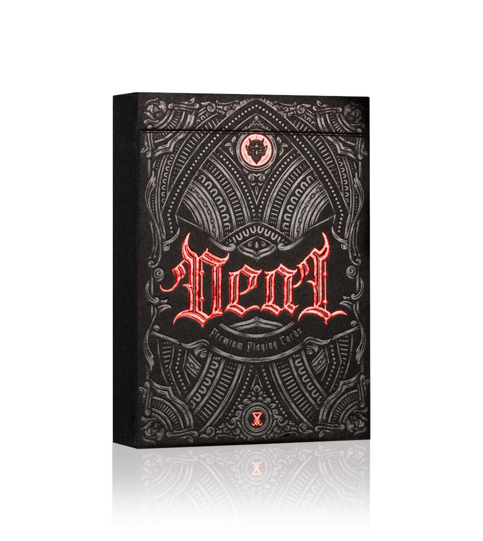 DEAL with the Devil - Scarlet Red Playing Cards – Riffle Shuffle