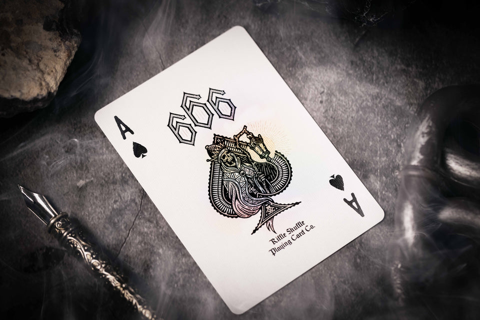 666 Holographite Playing Cards