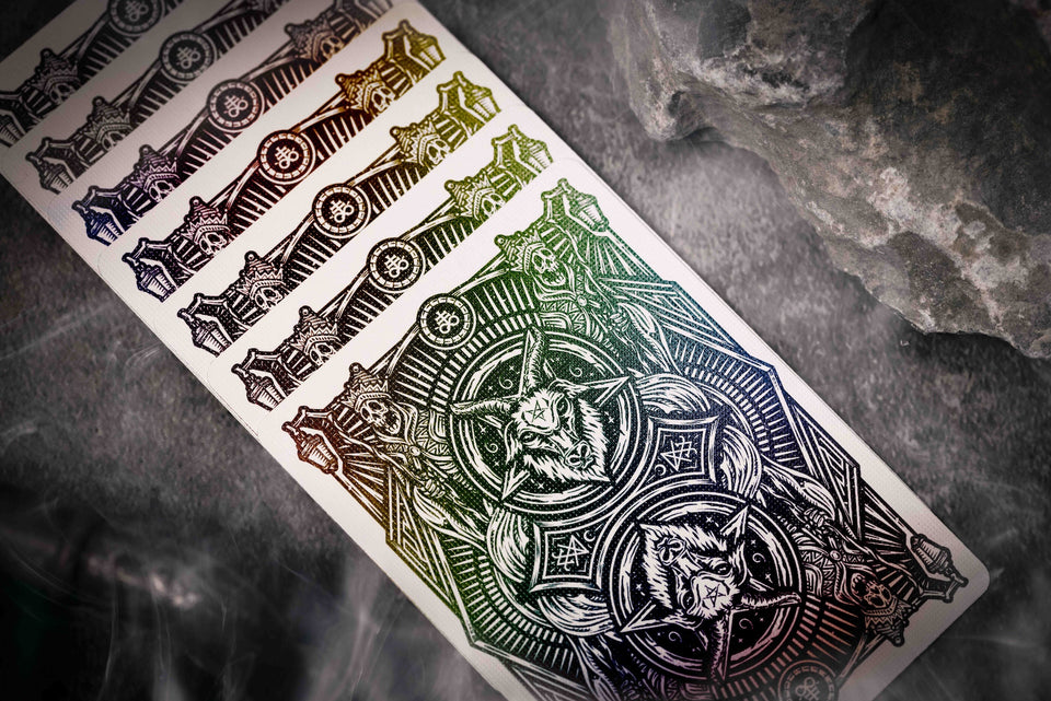 666 Obsidian Playing Cards