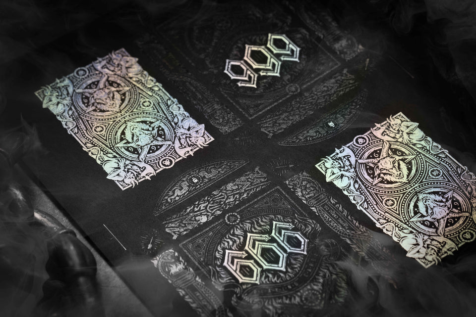 666 Holographite Playing Cards