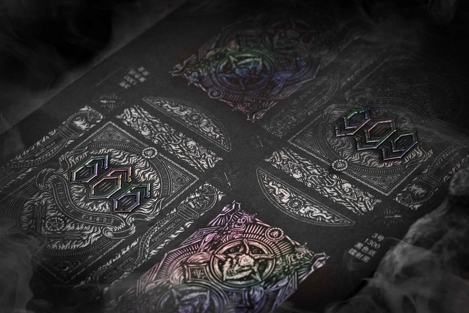 666 Obsidian Playing Cards
