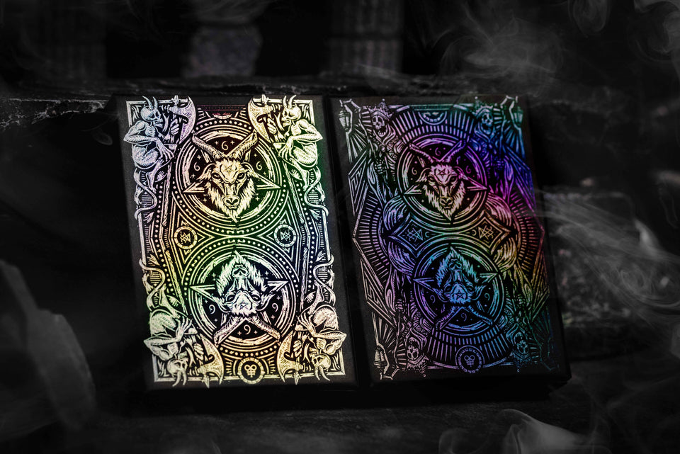 666 Obsidian Playing Cards
