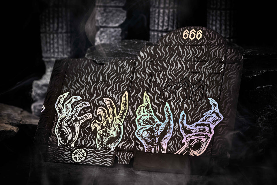 666 Holographite Playing Cards