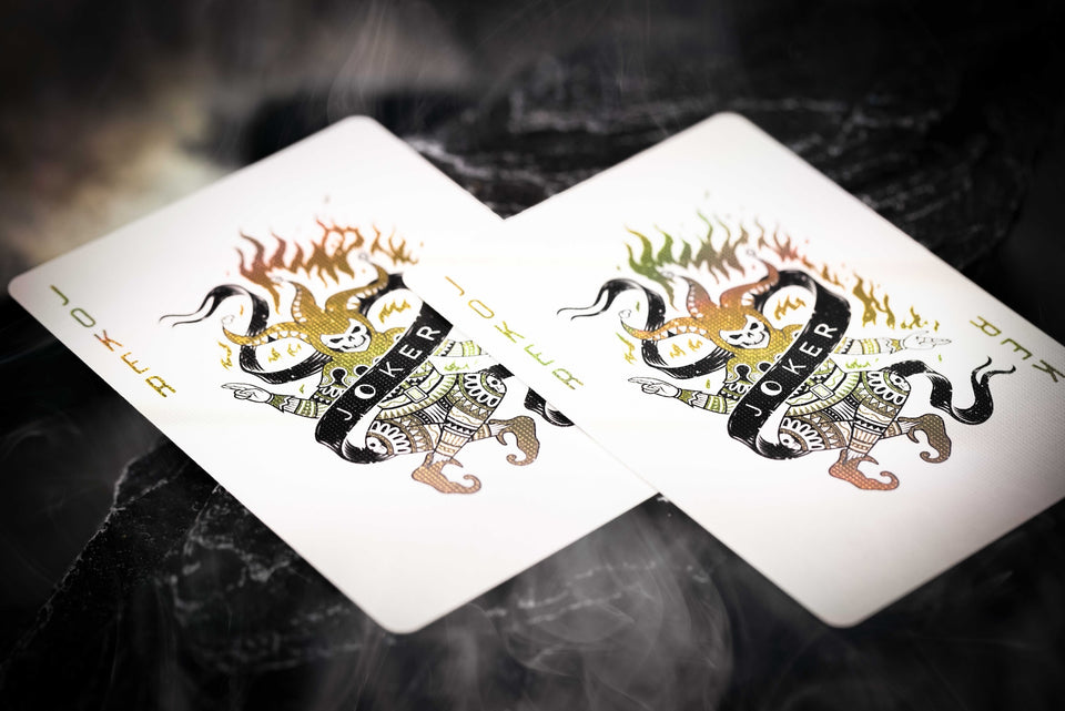 666 Obsidian Playing Cards