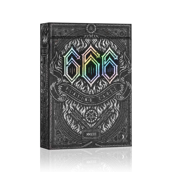 666 Playing Cards - Holographite Edition By Riffle Shuffle Playing