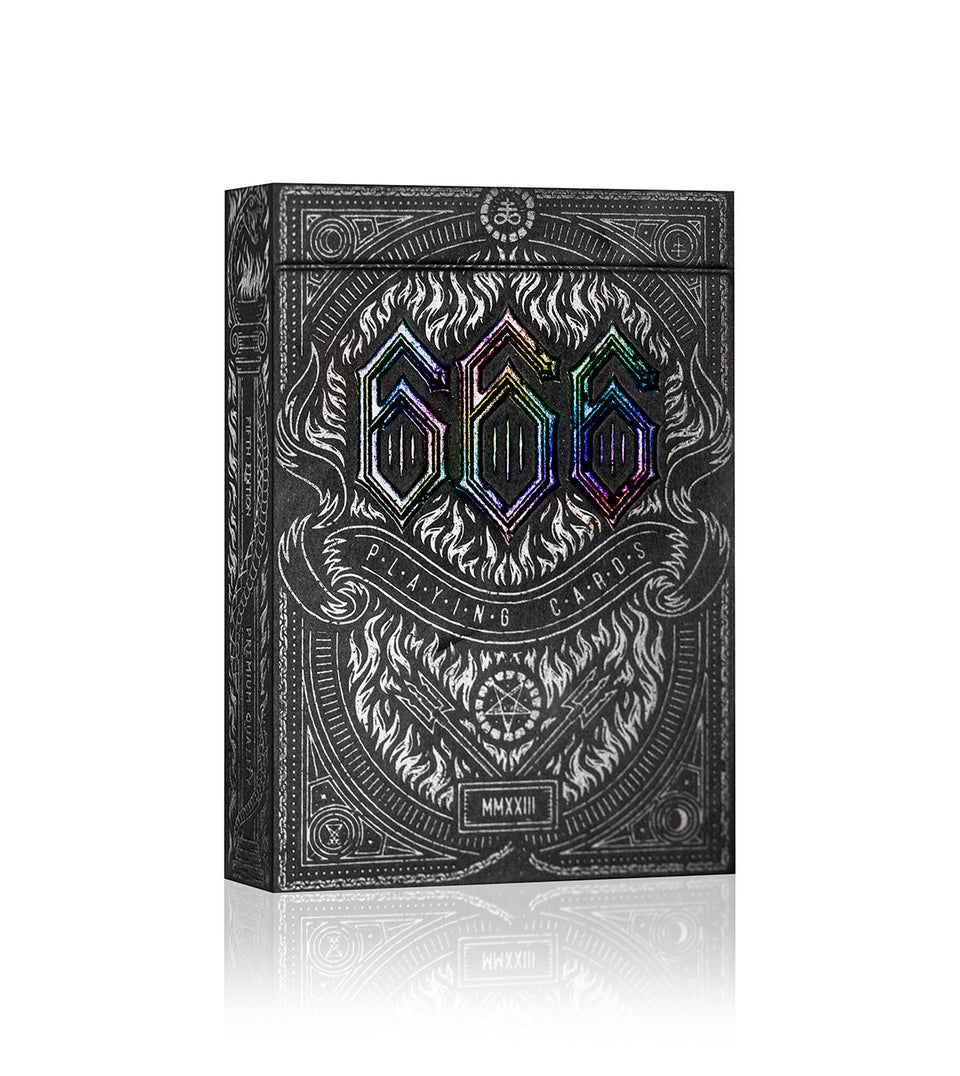 666 Obsidian Playing Cards