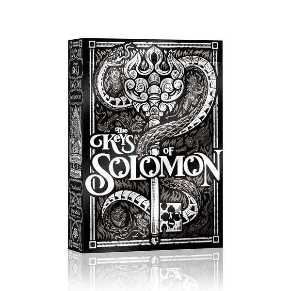 Keys of Solomon Playing Cards - Silver Spirituum Edition By Riffle
