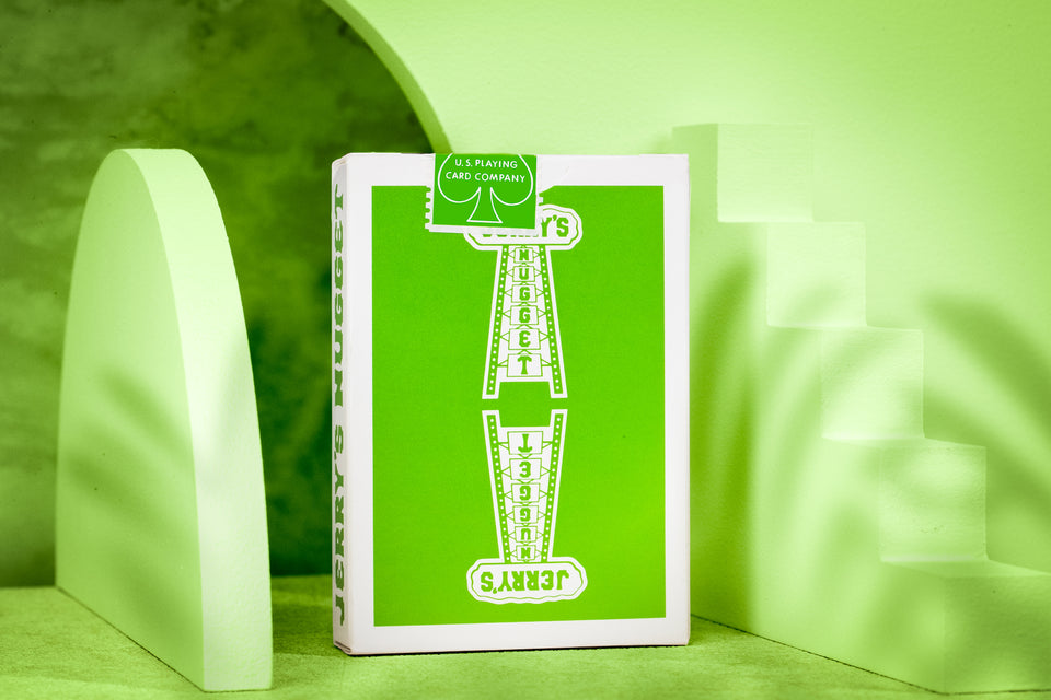Jerry's Nugget Playing Cards - Kelly Green Edition – Riffle Shuffle ...