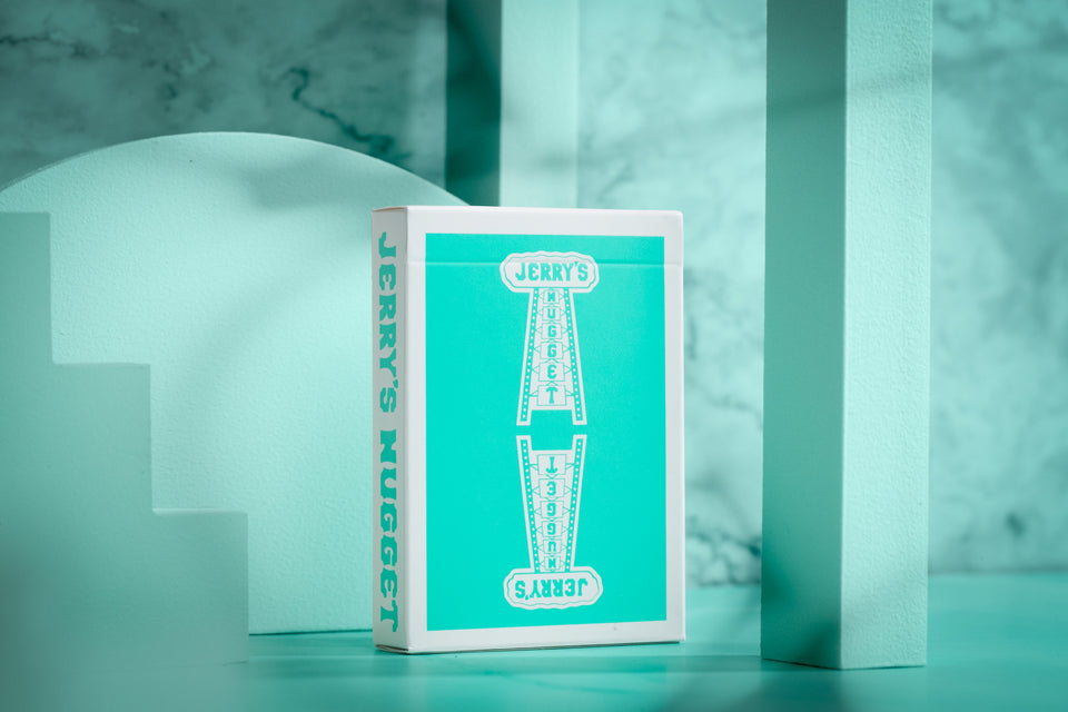 Jerry's Nugget Playing Cards - Tiffany Blue Edition – Riffle Shuffle ...
