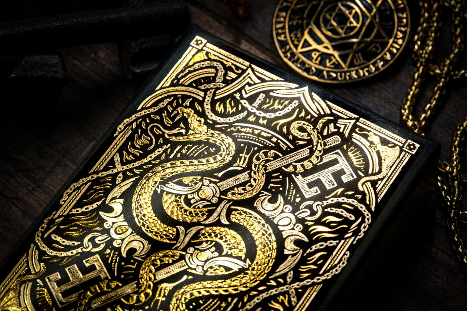 Keys of Solomon Playing Cards - Golden Grimoire Edition